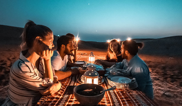 desert safari dinner dubai only