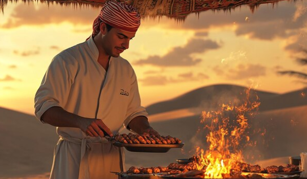 dubai desert safari with BBQ dinner