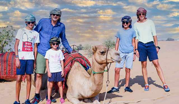 family desert safari dubai