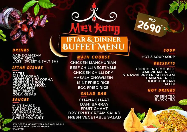Top 10 Iftar Buffet in Bahria Town Rawalpindi in 2024 With Best  Prices & Menu